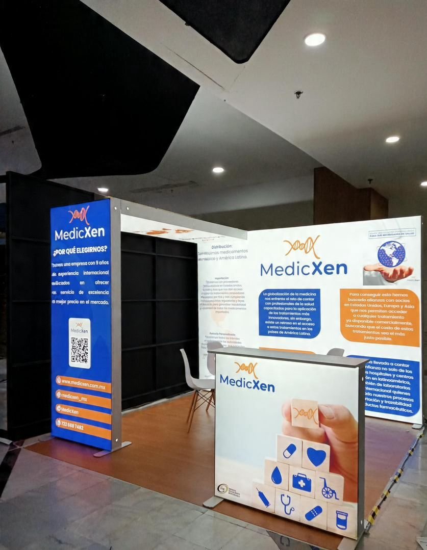 Stand 3×3-Arco-Cabecera- Caja de Luz a 2.25M en Renta